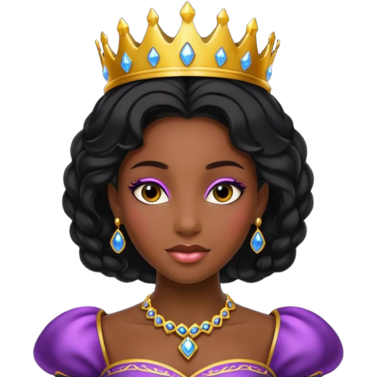 Black Princess emoji