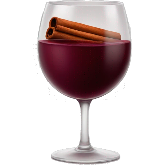 hot red wine with cinnamon emoji