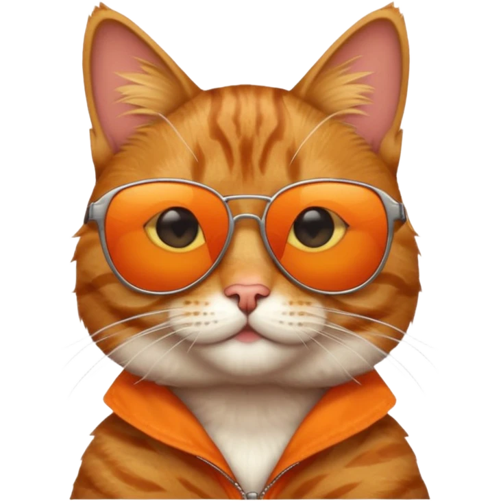 Cat wearing sunglasses emoji