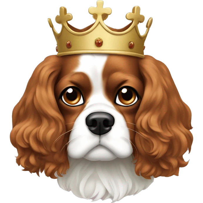 King Charles cavalier ￼ emoji