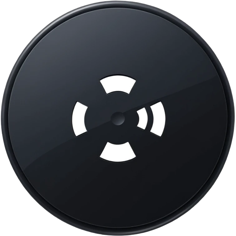 black computer disk emoji