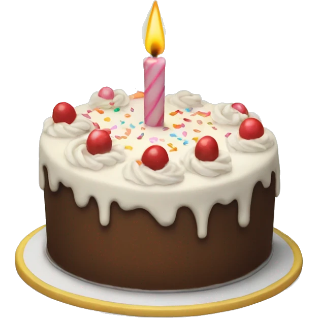 Birthday cake  emoji