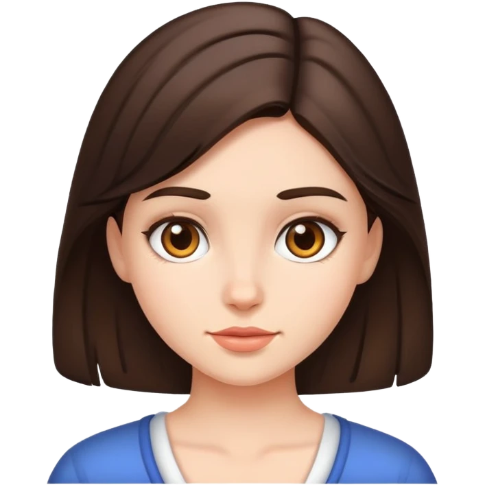 brunette girl  emoji