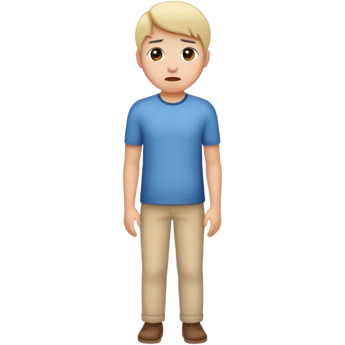awkward standing  emoji