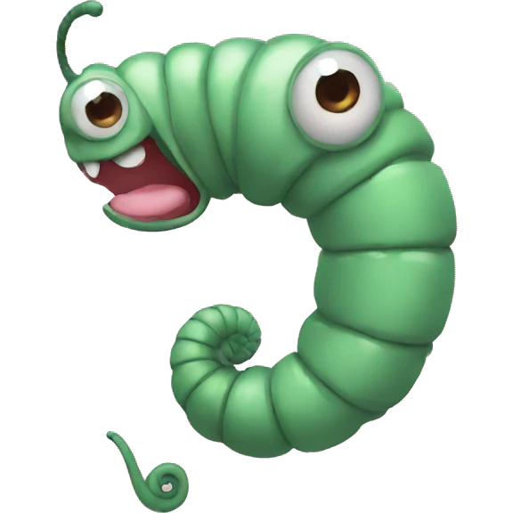 worm emoji