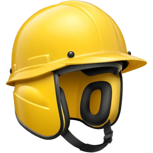 yellow helmet  emoji