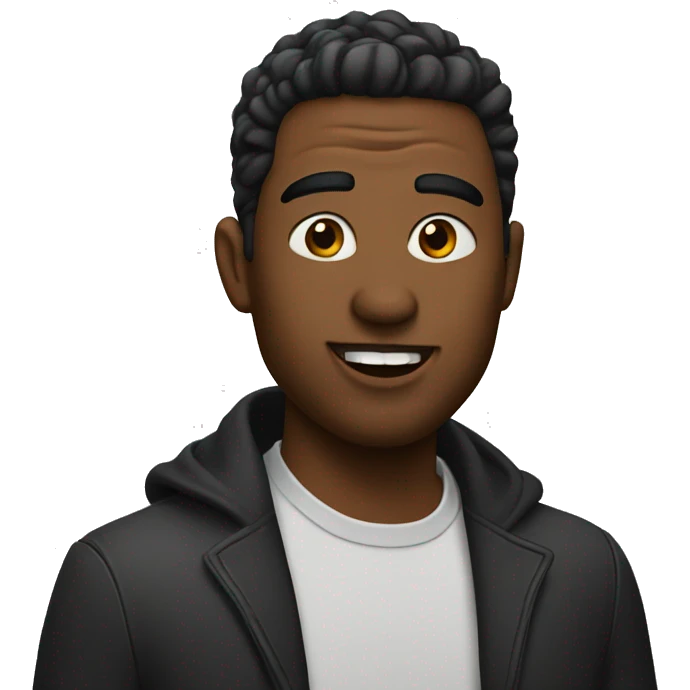  A guy with lipstick on him emoji