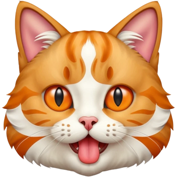 Cat with tongue out emoji