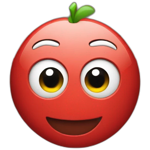 A red MacBook emoji