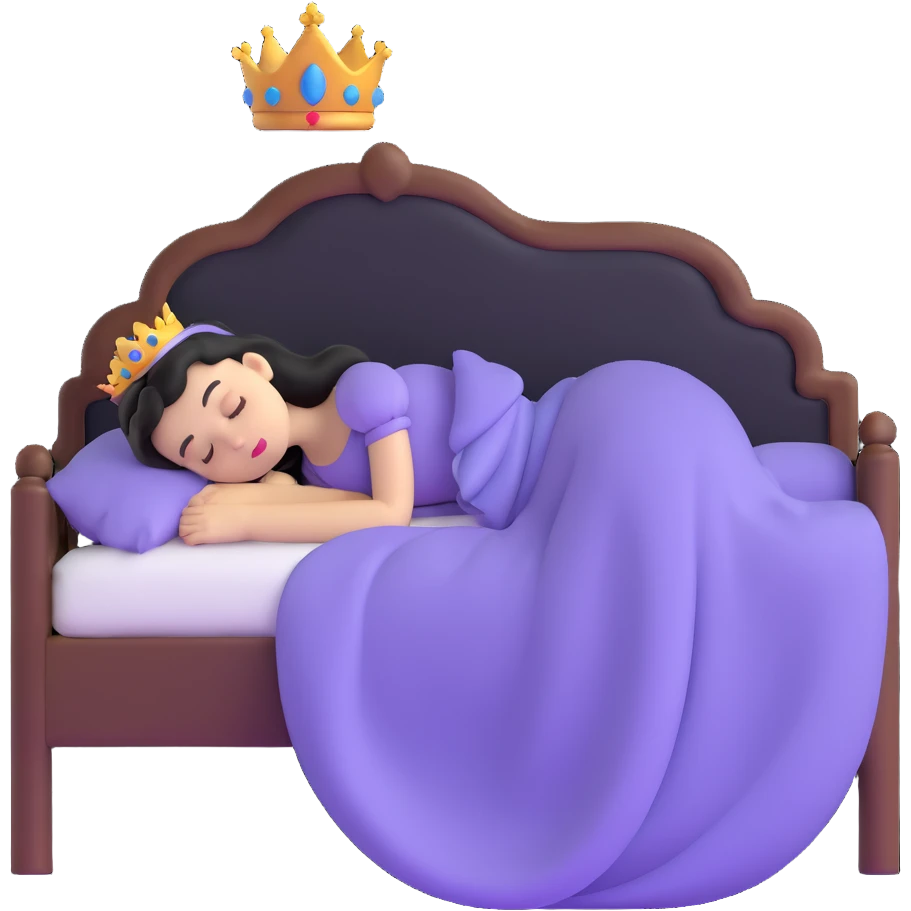 sleeping princess emoji