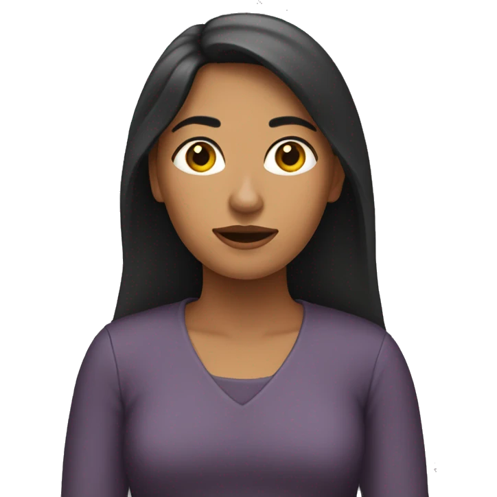 Mujer aburrida emoji
