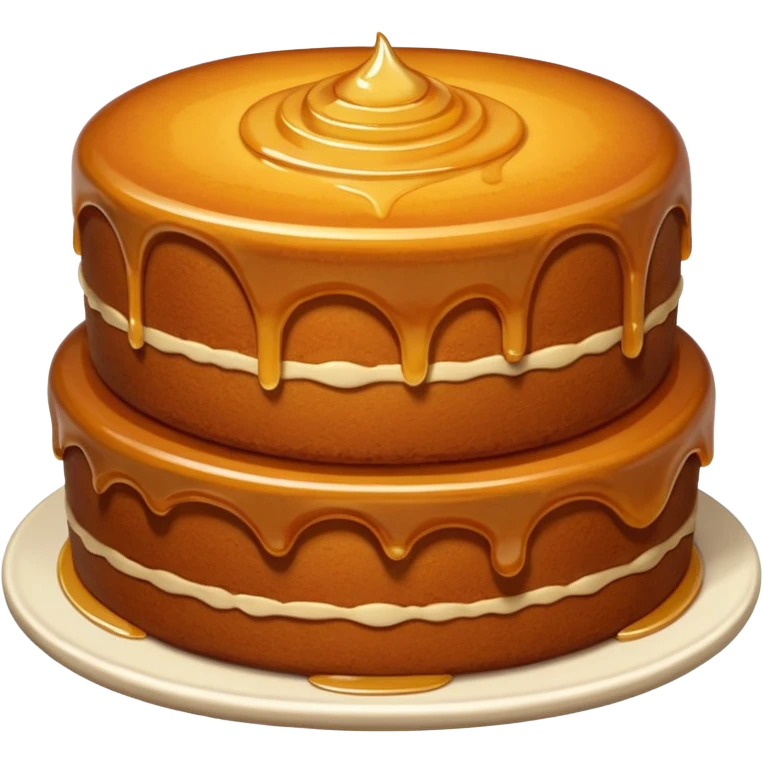Honey cake emoji