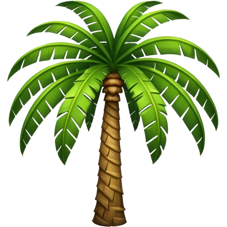 big palm tree emoji