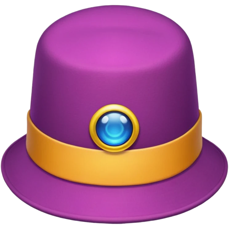 colorful hat emoji