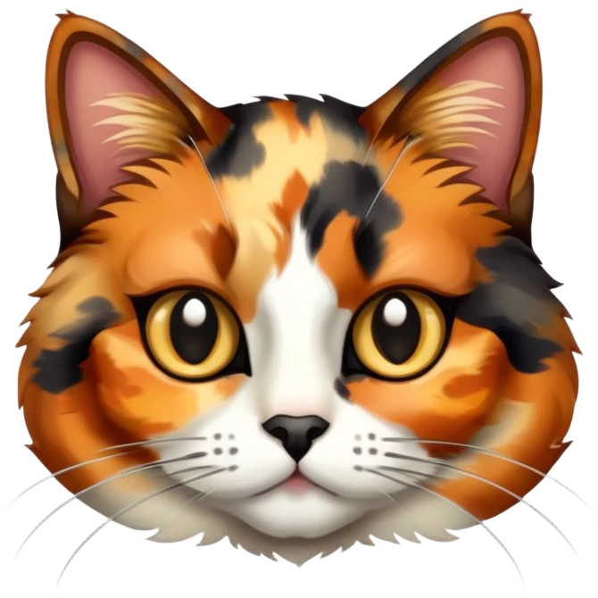 Tortoiseshell cat emoji