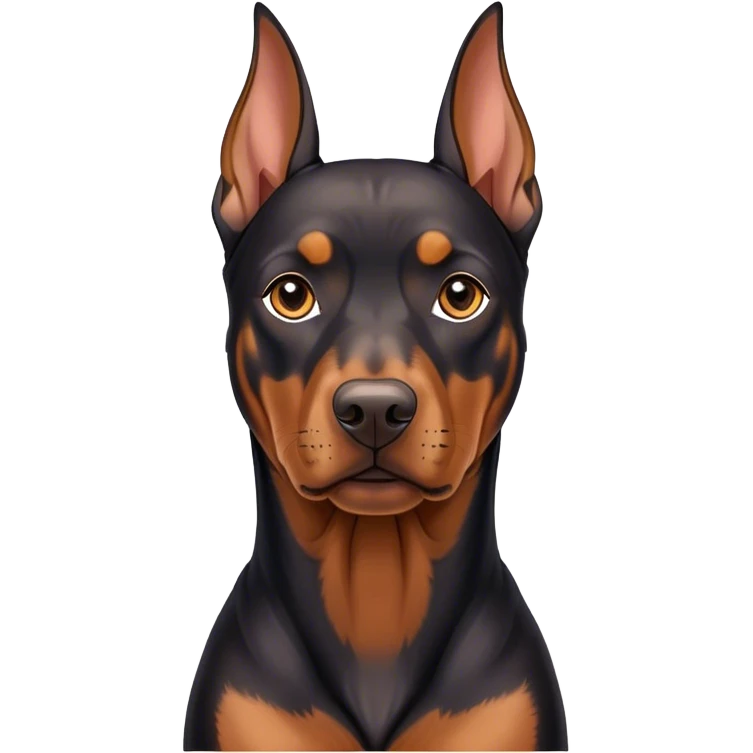 dobermann dog emoji