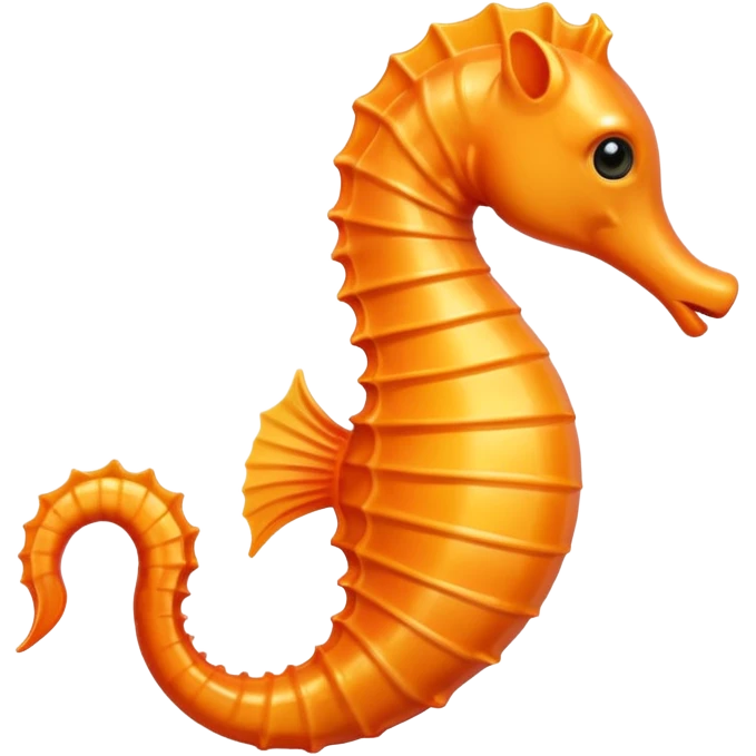 Orange seahorse emoji