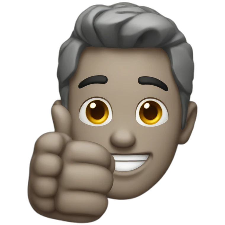 Rocky thumps up emoji