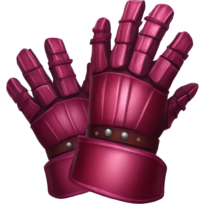Ruby armor gloves emoji