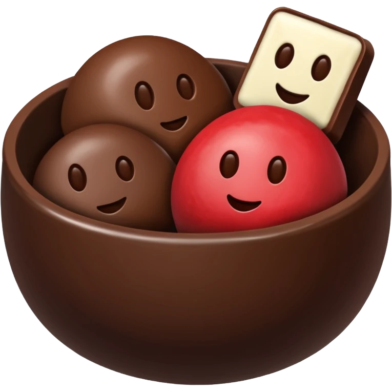 chocolate bowls emoji