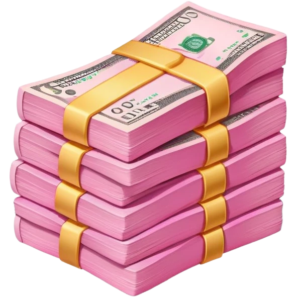 Pink aesthetic money  emoji