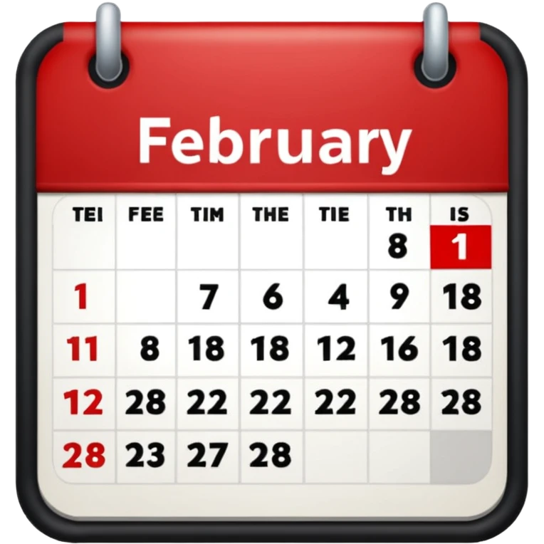 dibuja el 11 de febrero  emoji