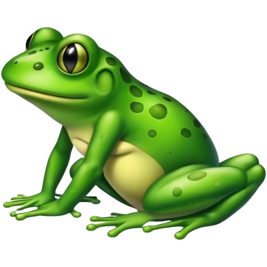 a human frog emoji