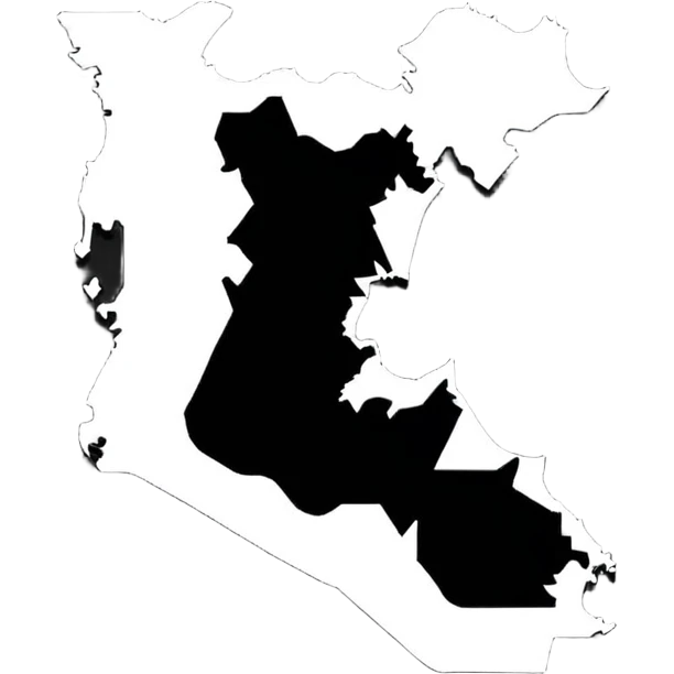 jordan map icon black and white no background emoji
