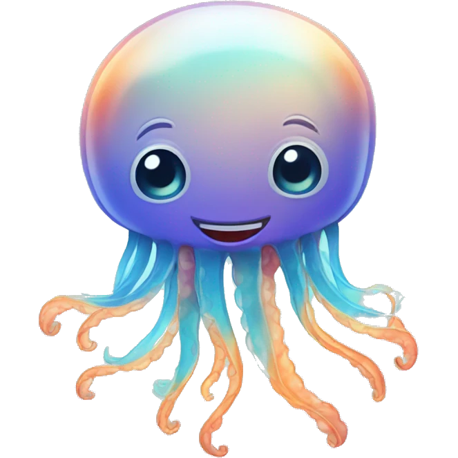 happy jellyfish  emoji