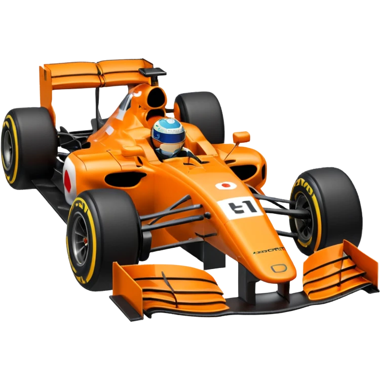 A McLaren formula one car emoji