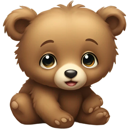 We baby bear emoji