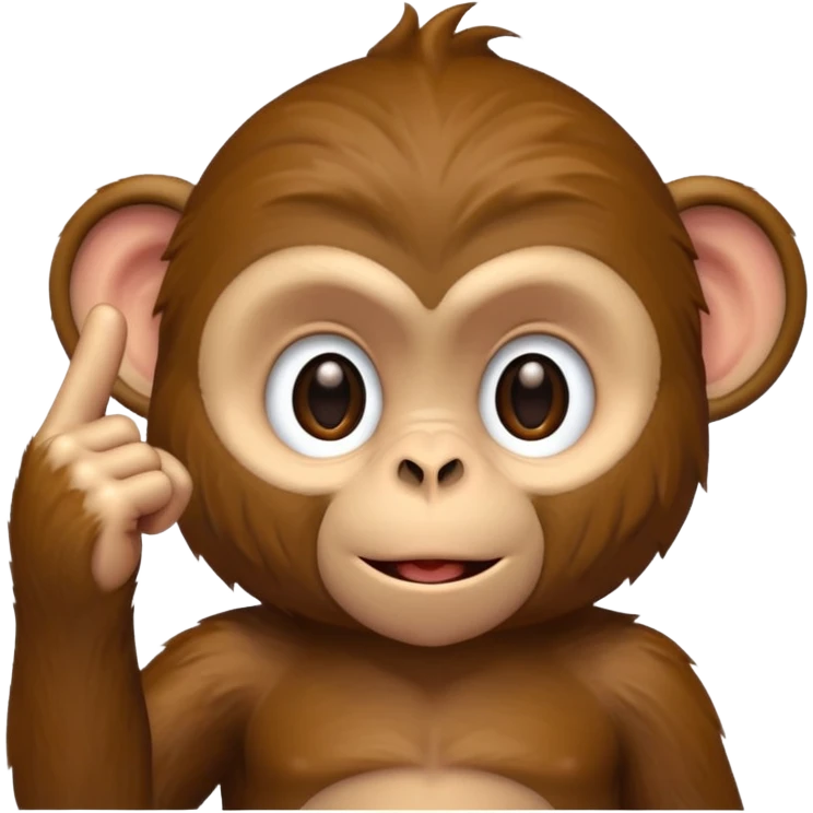 a moneky sticking bad finger up emoji