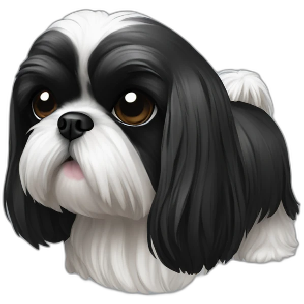Shih tzu noir emoji