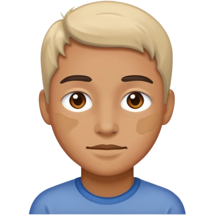 Paint style face emoji