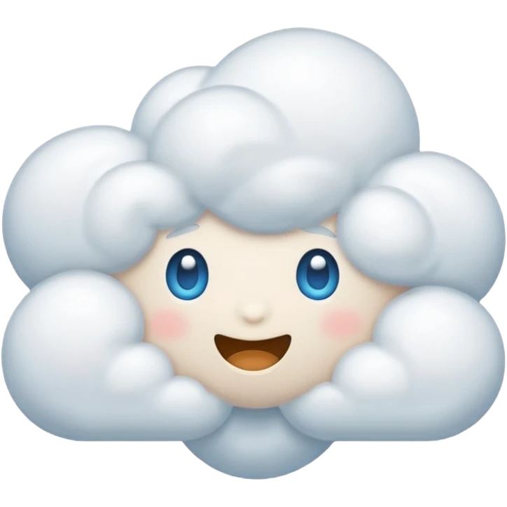 faceless cloud emoji