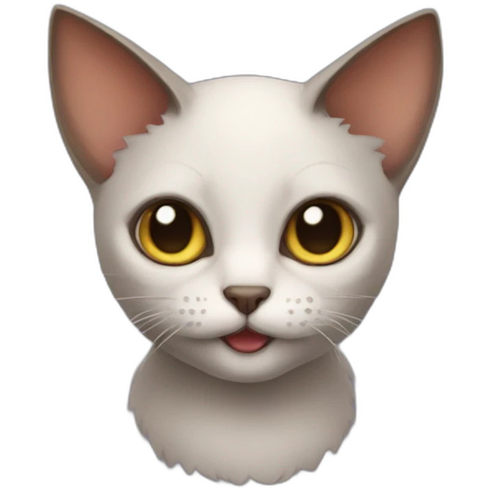 bat cat hybrid emoji