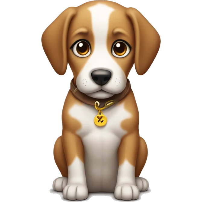 cute begging puppy emoji