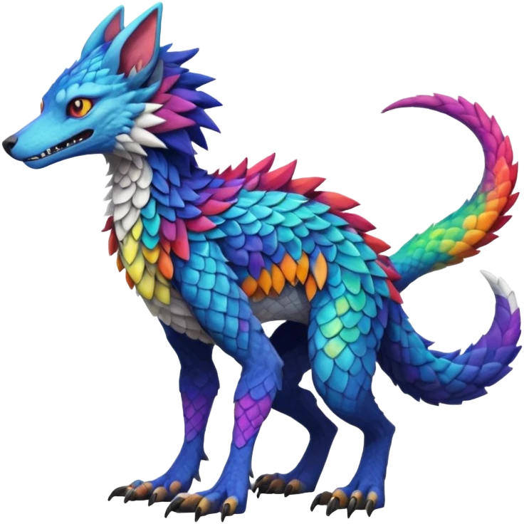 Trico-Sergal-Fakémon-creature-fusion (full body) emoji
