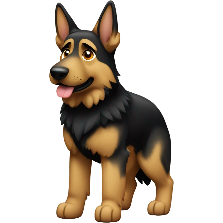 German shepherd  emoji