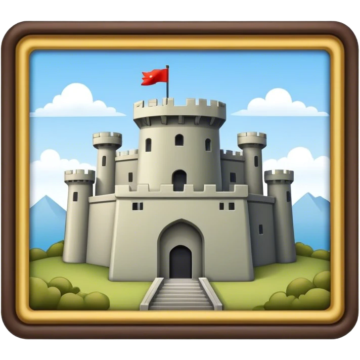 modern military fortress emoji