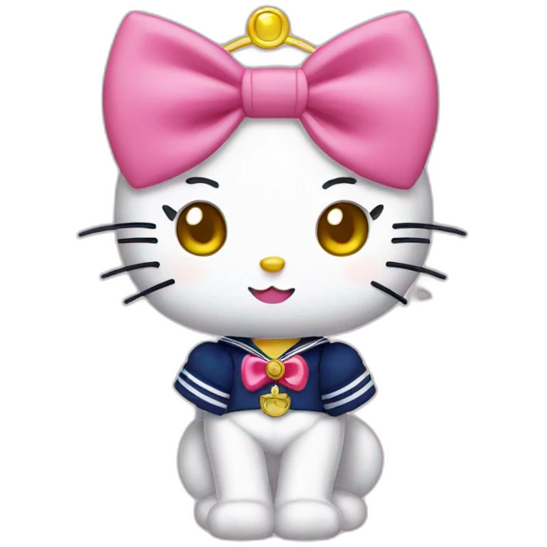 hello kitty sailor moon emoji