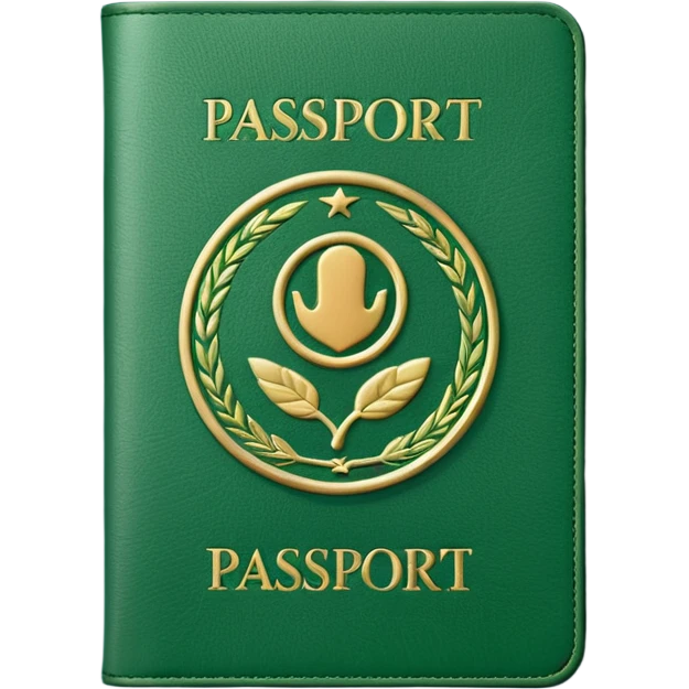 green Passport emoji