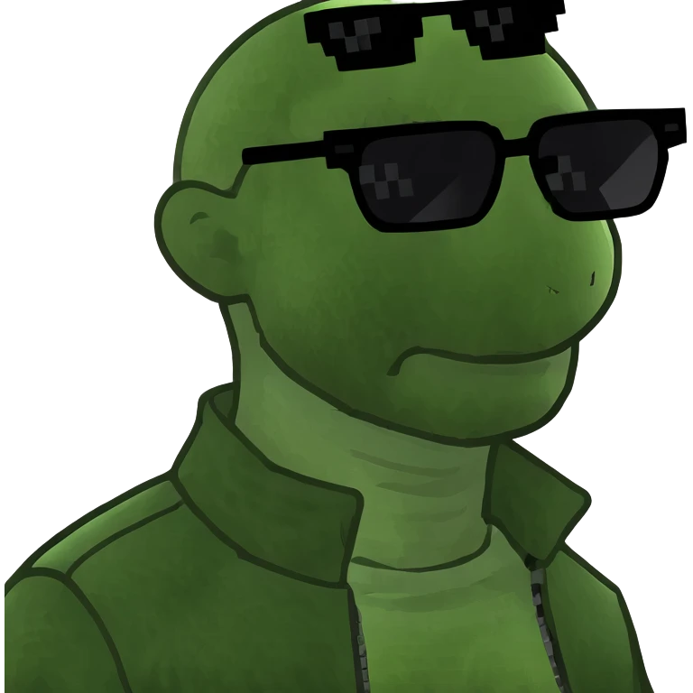 casual guy in black jacket emoji