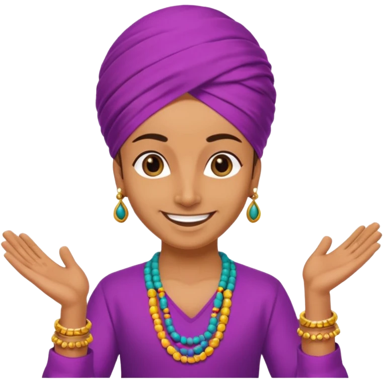 bhangra dancer emoji
