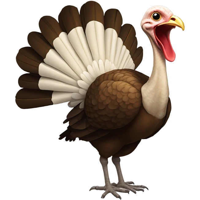 Turkey making noise emoji