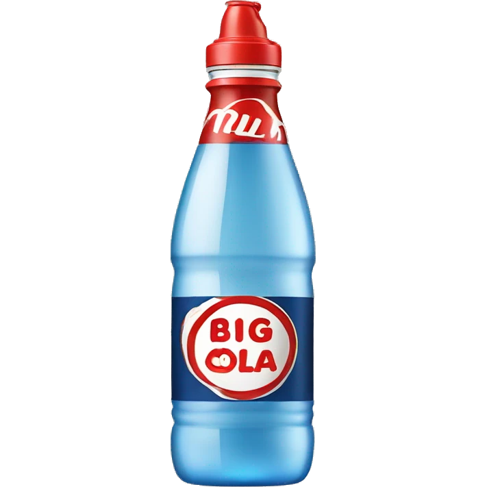 a plastic bottle of big cola emoji