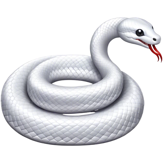 White snake emoji