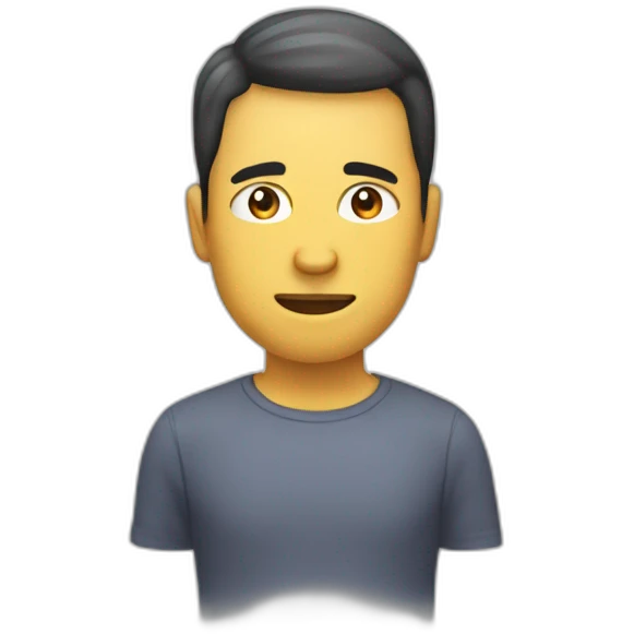 Homme avec Bras derrière la tete emoji