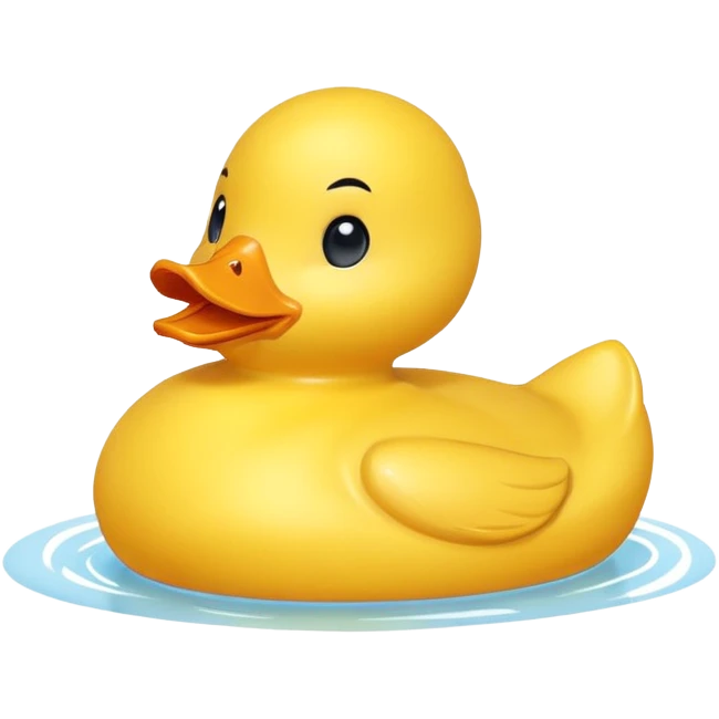 Rubber duckie emoji