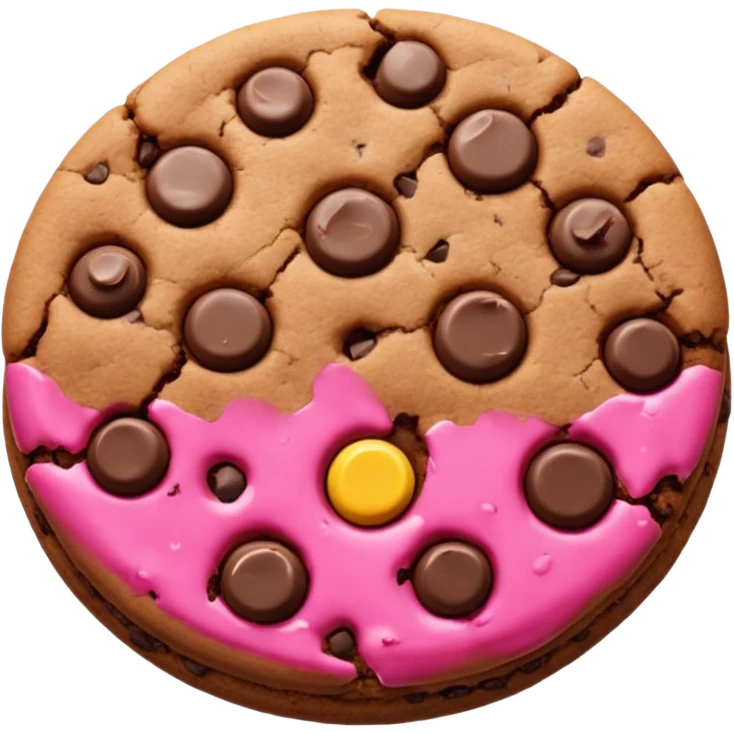Chocolate cookie emoji